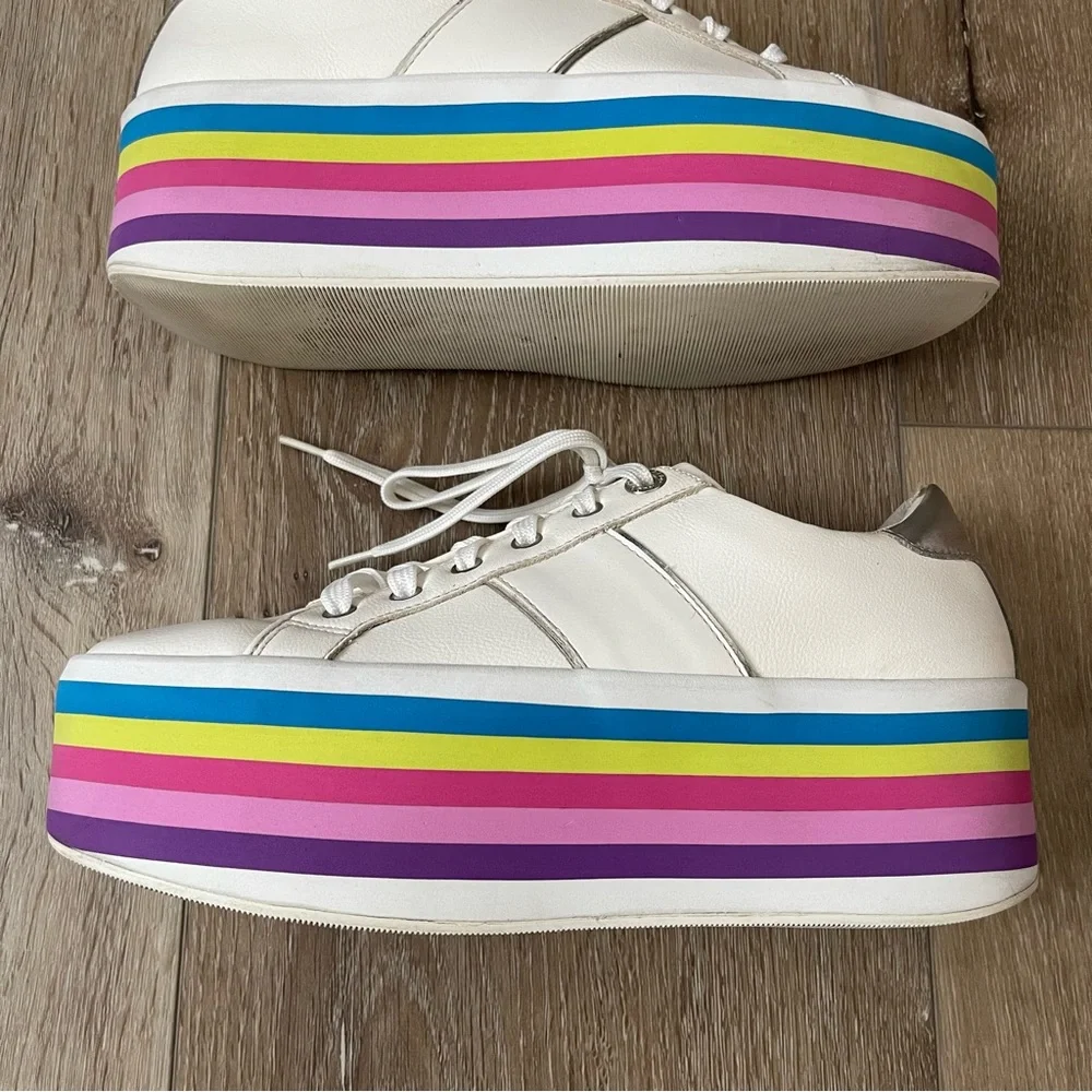 Rare ALDO Nydoilia Platform Sneakers Women’s 8.5 Chunky Sole Lace Up